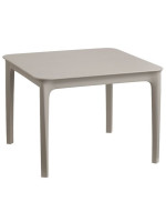 ARGO 60x60 stackable coffee table in technopolymer choice of colour for outdoor garden terrace chalet swimming pool