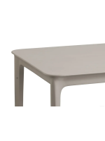 ARGO tavolino 60x60 impilabile in tecnopolimero scelta colore per esterno giardino terrazzi chalet piscine