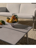 BREZZA SOFA in removable fabric and steel legs color choice for outdoor and indoor