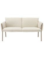 BREZZA SOFA divano in tessuto sfoderabile e gambe in acciaio scelta colore per esterno e interno