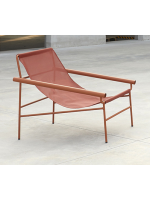 DRESS CODE BASIC armchair deckchair matt steel frame and breathable fabric cover choice of outdoor colour