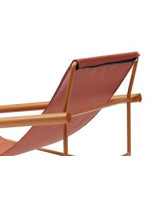 DRESS CODE BASIC Sessel Liegestuhl Gestell aus mattiertem Stahl und atmungsaktivem Stoffbezug fur Outdoor Farbe wählbar