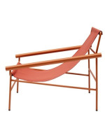 DRESS CODE BASIC armchair deckchair matt steel frame and breathable fabric cover choice of outdoor colour