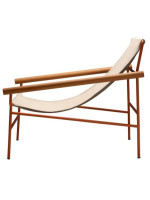 DRESS CODE SMART fauteuil chaise longue avec structure en acier mat et revêtement en tissu respirant choix de couleur extérieure