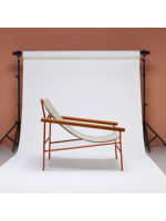 DRESS CODE SMART Sillón tumbona estructura de acero mate y tapizado de tejido transpirable elección de color exterior