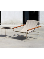 DRESS CODE SMART armchair deckchair matt steel frame and breathable fabric cover choice of outdoor colour