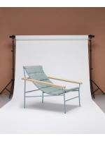 DRESS CODE GLAM armchair deckchair matt steel frame and breathable fabric cover choice of outdoor colour
