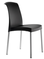 JENNY anodized aluminum and technopolymer chair color choice for kitchen garden bar restaurants schools libraries