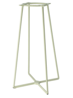 ATOMO BASAMENTO 4 GAMBE h 109 cm in acciaio e alluminio per piano max 70 cm bar chalet ristoranti gelaterie