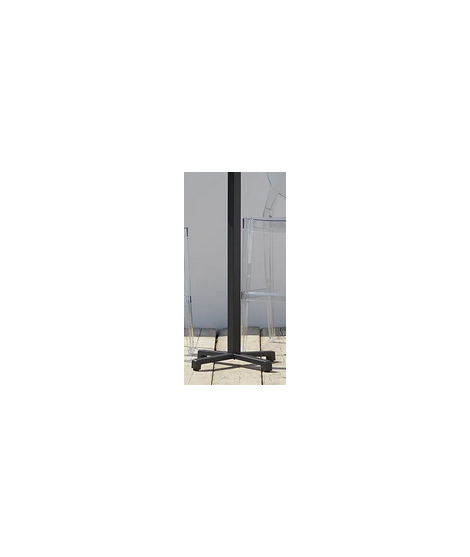 CROSS h 109 base in painted galvanized steel choice of color for table top bar chalet restaurants ice cream shops