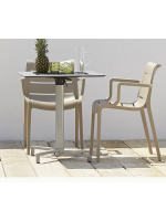 DOMINO base en aluminium choix de couleur empilable et pliable à l'intérieur ou à l'extérieur bars chalets restaurants glaciers