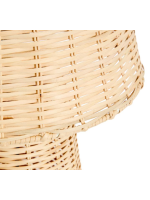LOIRA table lamp in natural rattan