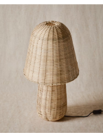 LOIRA table lamp in natural rattan