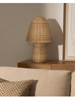 LOIRA lampe de table en rotin naturel