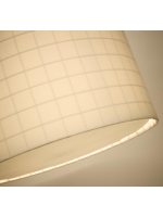 ZAIRA white in cotton lampshade for pendant lamp