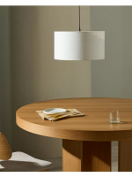 ZAIRA white in cotton lampshade for pendant lamp