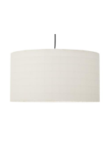 ZAIRA white in cotton lampshade for pendant lamp