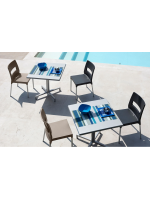 MAXI DOMINO base en aluminium choix de couleur à l'intérieur ou à l'extérieur bars chalets restaurants glaciers