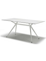 METROPOLIS XL TABLE tischplatte 200x100 cm aus Laminat und Stahlgestell in der Farbe nach Wahl