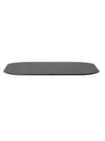 PIANI Plateau carré aux coins arrondis stratifié choix de couleurs en différentes tailles pour tables bars restaurants