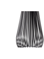 COURMAYE Lámpara de pie portátil de metal negro o verde con panel solar extraíble integrado