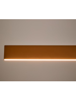 LABUA LED suspension lamp in aluminum color choice