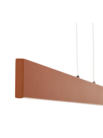 LABUA LED suspension lamp in aluminum color choice