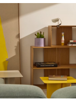 BRICCET Lámpara pequeña con abrazadera de metal color a elegir en diseño de hogar.