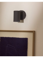 HERMES lampada applique in metallo beige o nera design casa