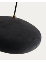 AMERICA Lampe à suspension Ø 30 cm en métal noir