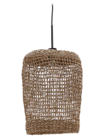 YUL lampshade for suspension lamp in hand-woven natural fiber