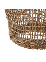 YUL paralume per lampada a sospensione in fibra naturale intrecciata a mano