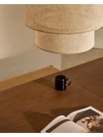 ROMEO Pantalla de lámpara colgante de lino beige Ø 40 cm