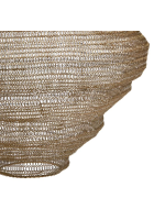 ARIA golden metal chandelier Ø 48 cm