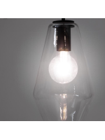 LELLA clear glass pendant lamp