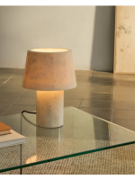 ALEMANA in Marmor Tischlampe