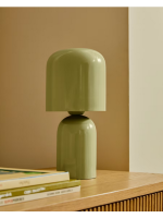 VERDINA home design green metal table lamp