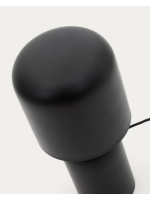 NERINA Home Design Tischlampe aus schwarzem Metall
