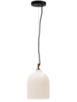 BITER Pendelleuchte im Alabaster und goldenen Metalldesign
