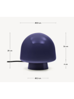 ESIKA lámpara de mesa de vidrieras elección del color