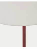 REMAR Stehlampe aus Metall mit Farbwahl und weißem Baumwolllampenschirm