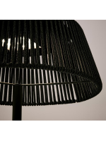 COLMAR lampada da terra solare portatile in metallo e corda scelta colore