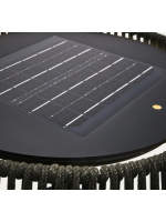 COLMAR Tragbare Solar Stehlampe aus Metall und Seil Farbauswahl