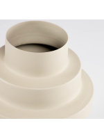 LOREN vaso in metallo beige