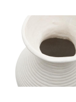 ASTAL beige Pappmaché Vase in zwei Größen