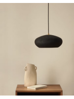 TAMU Jarrón de papel maché beige