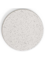 TERRAZZO piano top Ø70 cm in cemento effetto graniglia rotondo per gelaterie bar ristoranti locali