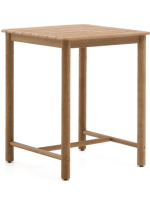 ACLED high table 78x78 in solid acacia wood