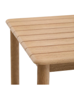 ACLED high table 78x78 in solid acacia wood