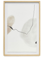 ENGLISH dessin abstrait sur papier parchemin peinture moderne
